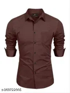 Solid Cotton Blend Shirt Fabric for Men 