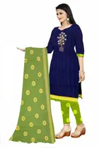 शारदा क्रिएशन क्रेप फ्लोरल प्रिंट सलवार सूट अस्टीचड 