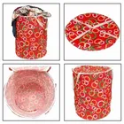 Laundry Bag Foldable Collapsible Round Basket, Multicolor