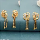 Gold-Plated Earrings/Studs/Bali Combo For Women'S/Girls