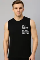 Round Neck Printed T-Shirt for Men 