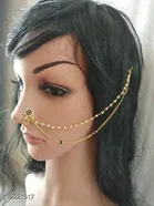 Alloy Gold Plated Nosepins for Women 