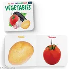 Set of 2 My First Tiny Board Books for Kids Fruits Vegetables Early Learning Mini Board Book Combo Toddlers First Picture Learning Boosts Brain Development Encourages Problem Solving Perfect Choice for Homeschooling Kindergarten Nursery Students