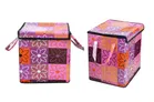 PVC Printed Rectangular Laundry Bag, Multicolor, 47 L