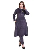 Super Soft Solid Kurti with Pant for Women 