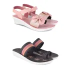 Combo of Flats & Sandals for Women 