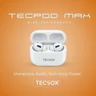 TecSox Tecpod Max Wireless Earbuds - 30H White