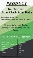 Kartik Export Arjun ki Chaal , Terminalia Arjuna Bark , Dry Arjun Bark , Jar Pack 