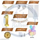 60 Pcs Balloons Decoration Kit, Multicolour, Set of 1