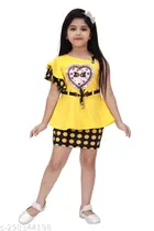 Cotton Blend Clothing Set for Girls 