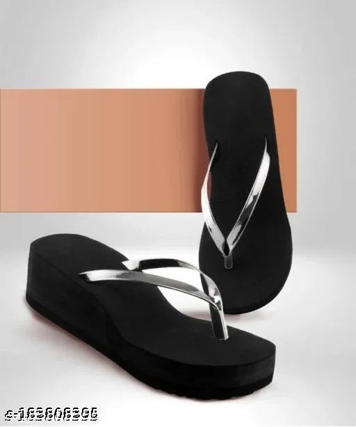 Solid Ethnic - Embellished Thong Flip-flops for Women (Silver, IND-7)