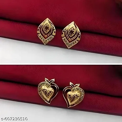 Gold Plated Earrings/Stus