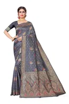 Jacquard Embellished Saree for Women 
