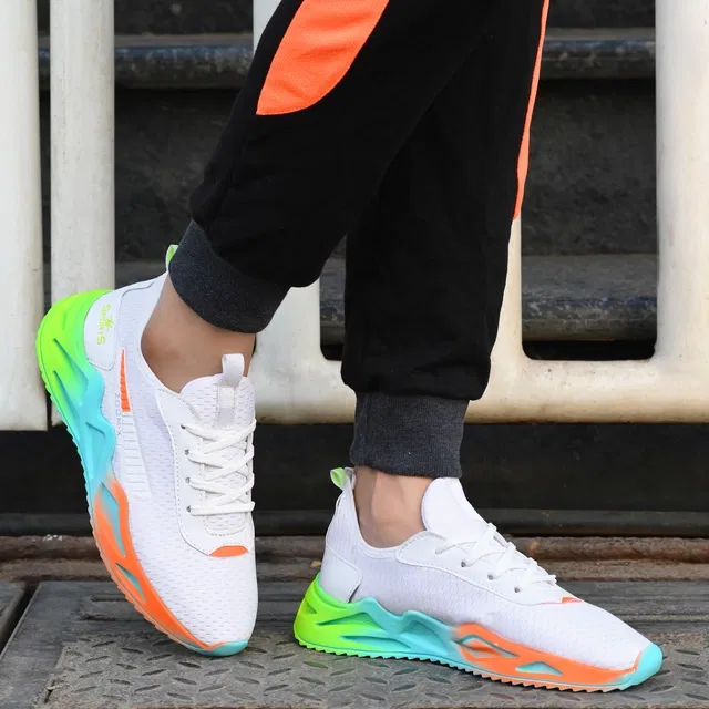 Sports Shoes for Men (White, 7)