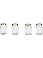 Glass Airtight Kitchen Storage Jars with Lid 