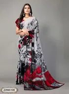 Georgette Printed Saree for Women 