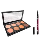 Lenon 8 color contour/Concealer Cream Concealer with 36 Hrs Eyeliner 