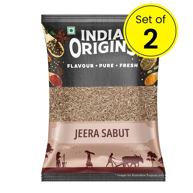 इंडियन ओरिजिन्स जीरा साबुत 100 g (पैक ऑफ़ 2)
