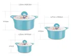 Asian 3 Pcs Insulated N DLX Casserole 