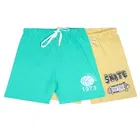 Polycotton Printed Shorts for Boys, Pack of 2 