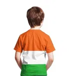 Cotton Blend Round Neck Tricolor T-Shirt for Boys 