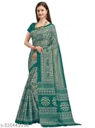 Cotton Silk Zari Woven Saree for Women 