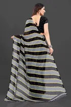 Georgette Printed Saree for Women 