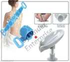 Silicone Body Back Scrubber with Leaf Shaped Soap Holder 