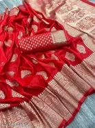 Banarasi Silk Zari Woven Saree for Women 