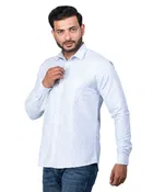 Poly Cotton Full Sleeves Printed Shirt for Men 