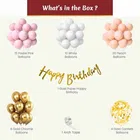 Happy Birthday Balloon Decoration Kit, Multicolor, Pack Of 57