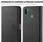 SAMSUNG GALAXY M11 Artificial Leather Mobile Flip Cover 