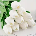 Artificial Tulip Lily Flower Sticks for Women, Pack of 5 