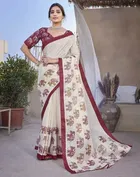 Art Silk Printed Saree for Women 