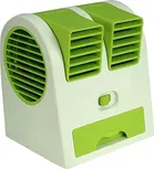 USB Mini Air Cooler, White & Green
