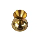 मंगल भवन ब्रास पूजा दीया विद वुडेन हैंडल - 1 यूनिट