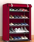 5 Layer Plastic Collapsible Shoe Rack 