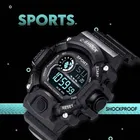 Multi-Functional Digital Sports Watch, silicone Strap,Waterproof Watch for Mens and Kids 