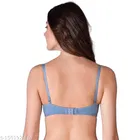 Cotton Blend Solid Padded Bra for Women 