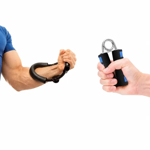 Wrist Exerciser Hand Grip Equipment & Hand Grip Strengthener with Foam Handle [Black, Pack of 2]