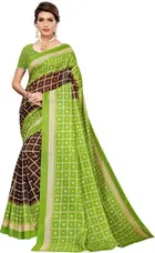 Mysore Silk Printed Saree for Women 