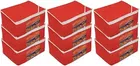 Storage Bags for Clothes (Red, Pack of 9)