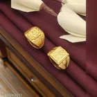 Pack of 2 Gold Rings for Women 