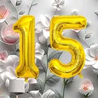 Foil Balloon for Birthday Celebration, No. 15 