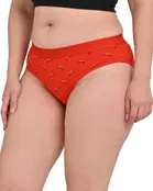 Cotton Printed Briefs for Women, Pack of 3 