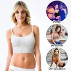 Cotton Blend Padded Camisole Bra for Women 