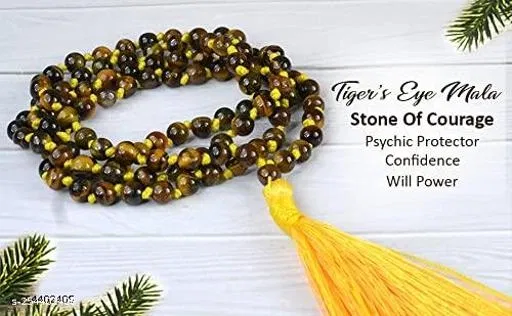 Crystal Stone Mala for Men (Multicolor)