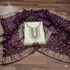 Silk Blend Punjabi/All Over Suits Semi-Stitched Suits 