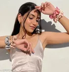 Pack of 12 Fabric Scrunchies for Women 