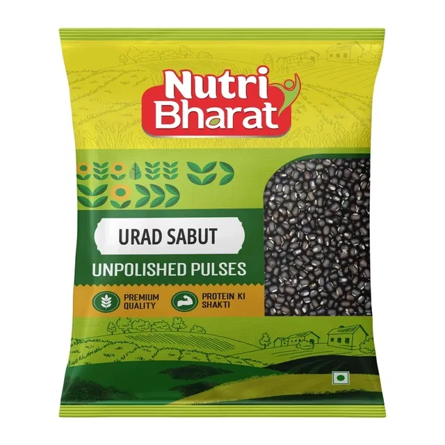 Nutri Bharat Unpolished Urad Sabut 500 g
